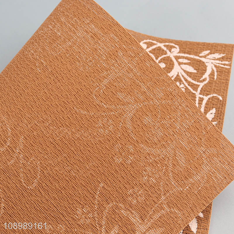 Top quality rectangle tabletop decoration place mat dinner mat