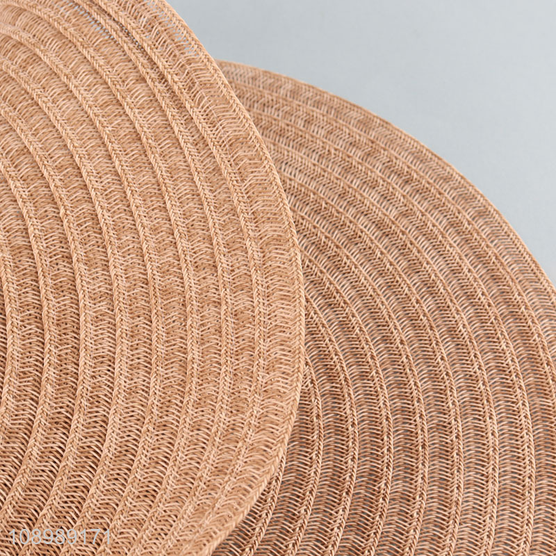 Most popular round non-slip home hotel place mat dinner mat