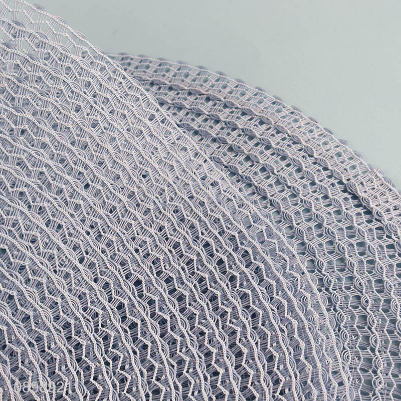 Hot selling round food grade pe tabletop decoration place mat wholesale