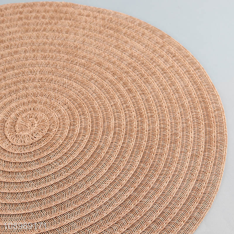 Most popular round non-slip home hotel place mat dinner mat
