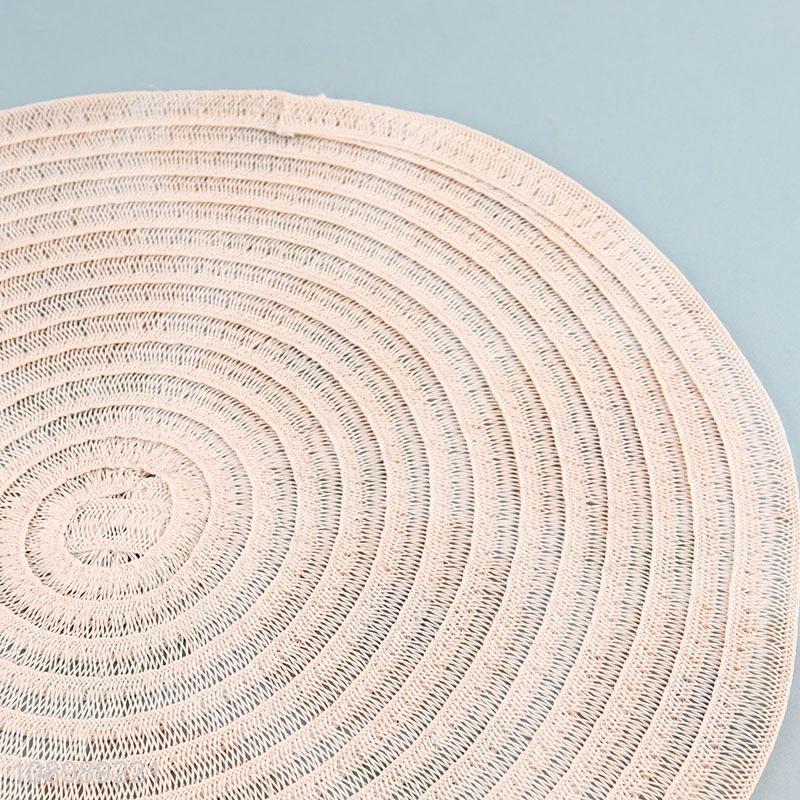 Top products round flower pattern place mat dinner mat for sale