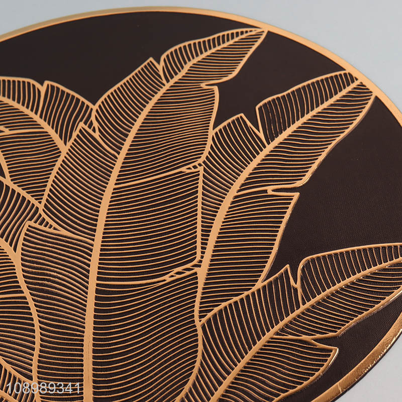 Factory price round tabletop decoration place mat dinner mat for sale