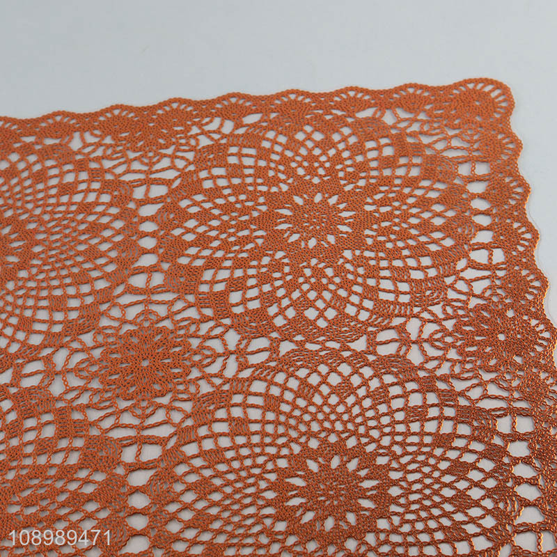 Top products hollow tabletop decoration place mat dinner mat for sale