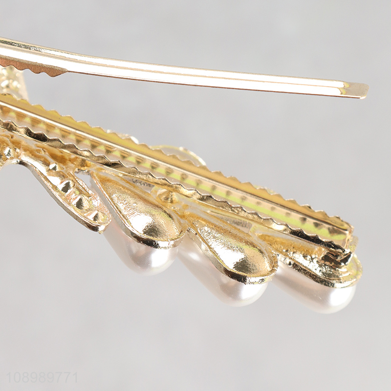 Hot products fashionable alloy hair accessories diamond-encrusted hairpin