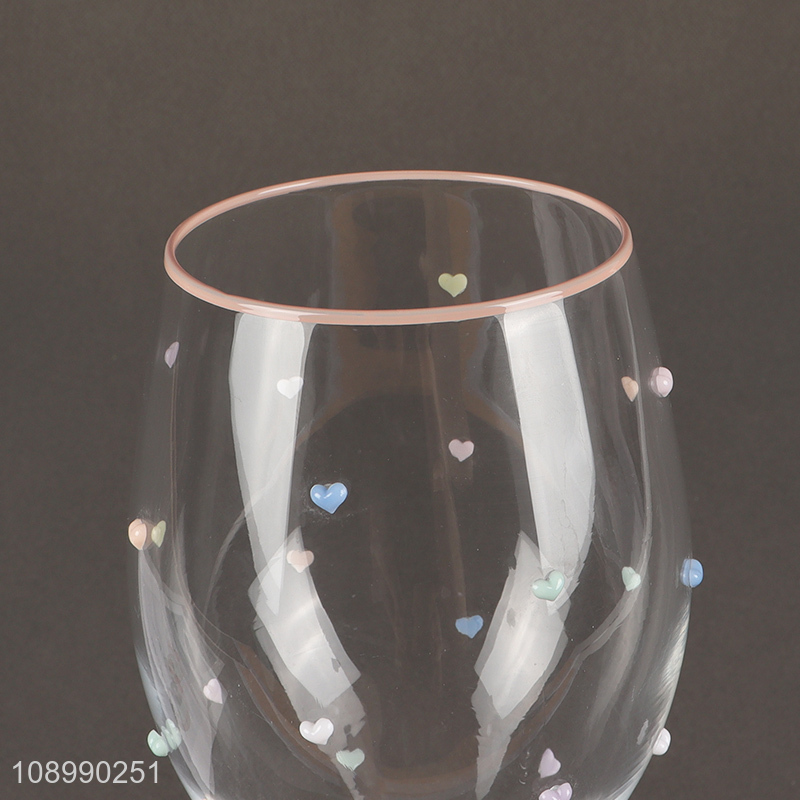 Factory Price Colored Wine Goblet Stemmed Corktail Whiskey Glasses