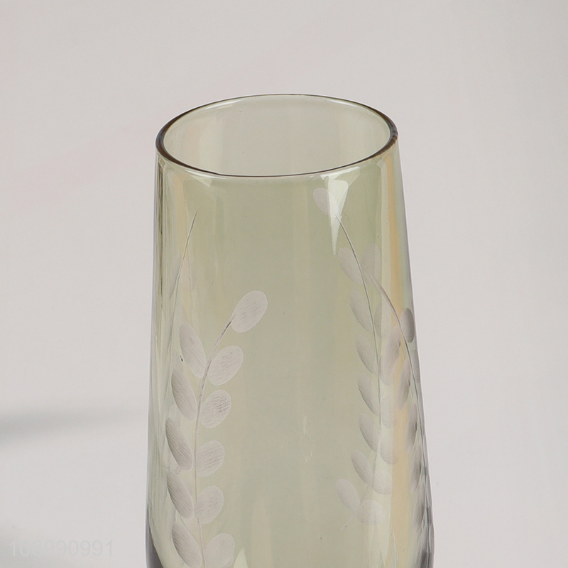 High Quality Glass Champagne Flutes Stemmed Champagne Wine Glasses