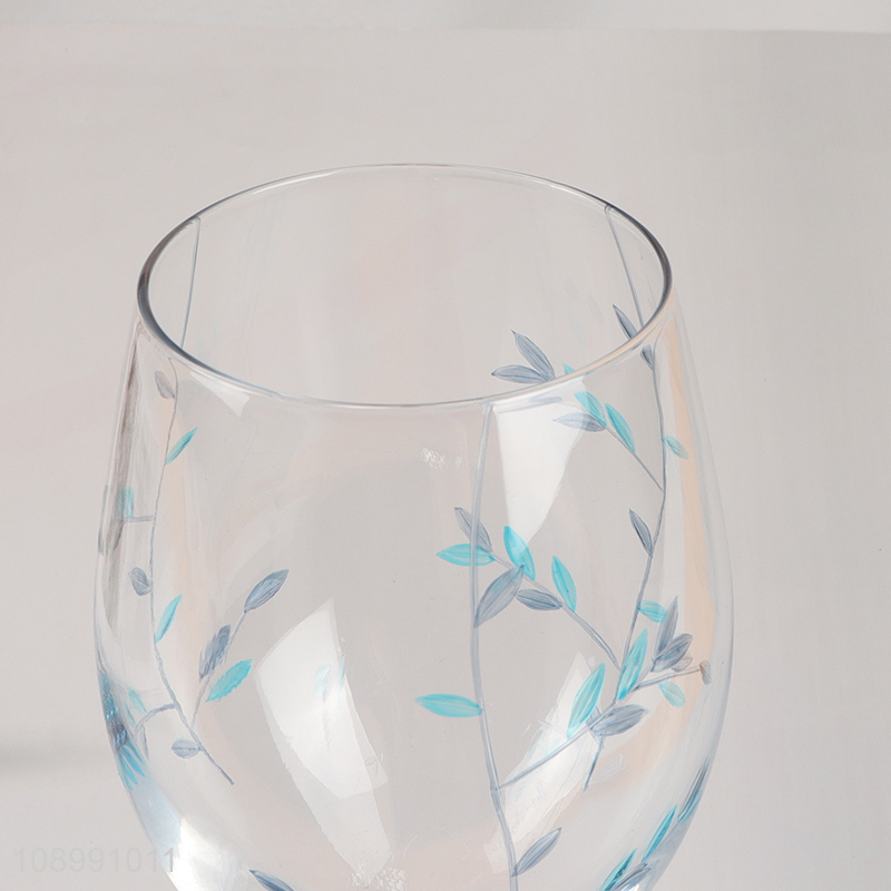 Good Quality Colored Corktail Whiskey Glasses Stemmed Wine Glasses