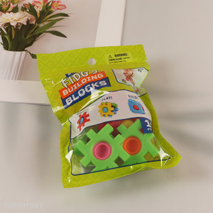 Online Wholesale 2-In-1 Pop Blocks Pop Puzzle Fidget Sensory Toy for Kids