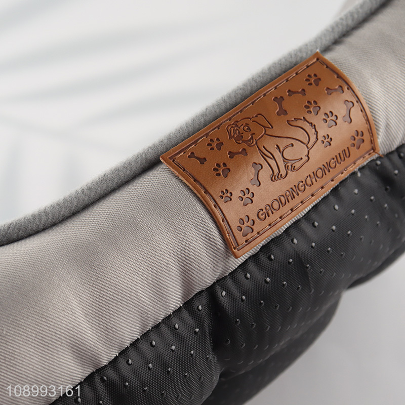 Factory wholesale soft waterproof pet dog bed for winter