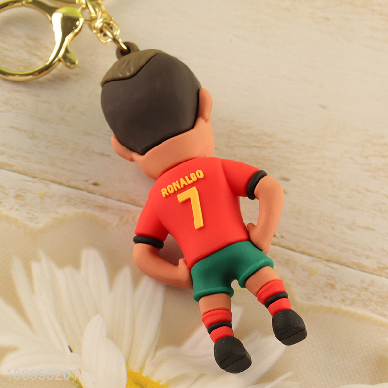 Yiwu market portable football series keychain for gifts