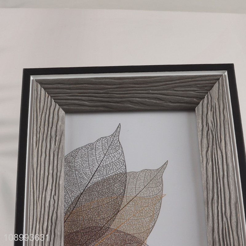 China Imports PS Picture Frame Farmhouse Photo Frame for Wall or Tabletop Display