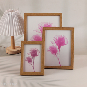High Quality Wooden Picture Frame for Wall and Desktop Display Home Decor