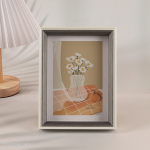 Hot Selling 5X7 PS Picture Frame for Tabletop Display and Wall Mounting