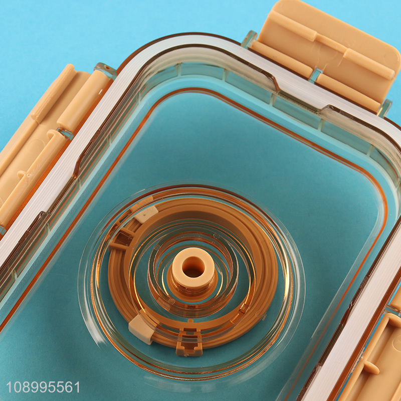 Hot items rectangle vacuum glass crisper glass food container