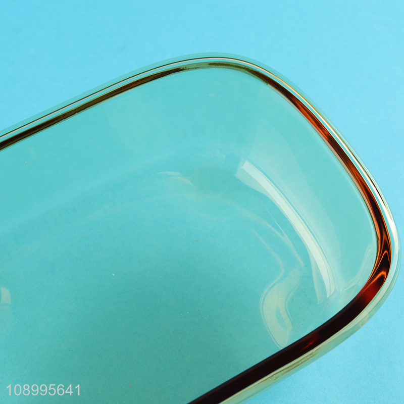 China factory heat-resistant vacuum glass crisper food container