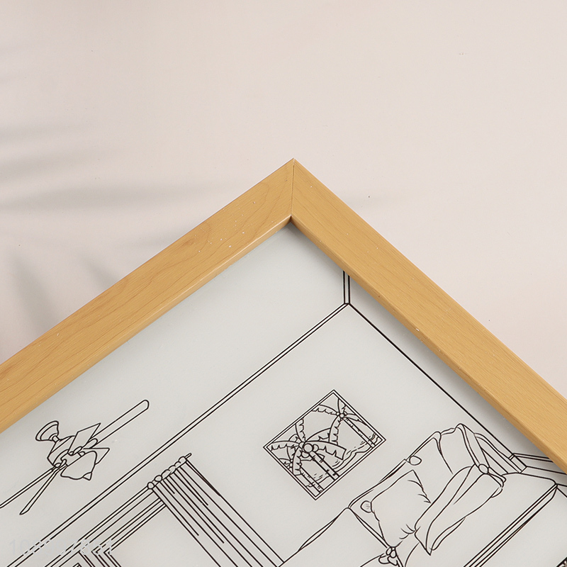 New Product Led Light Art Painting Picture Frame for Wall or Tabletop Decor