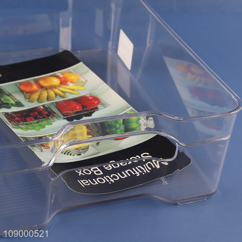 High Quality Plastic Refrigerator Organizer Bins for Fridge Kitchen
