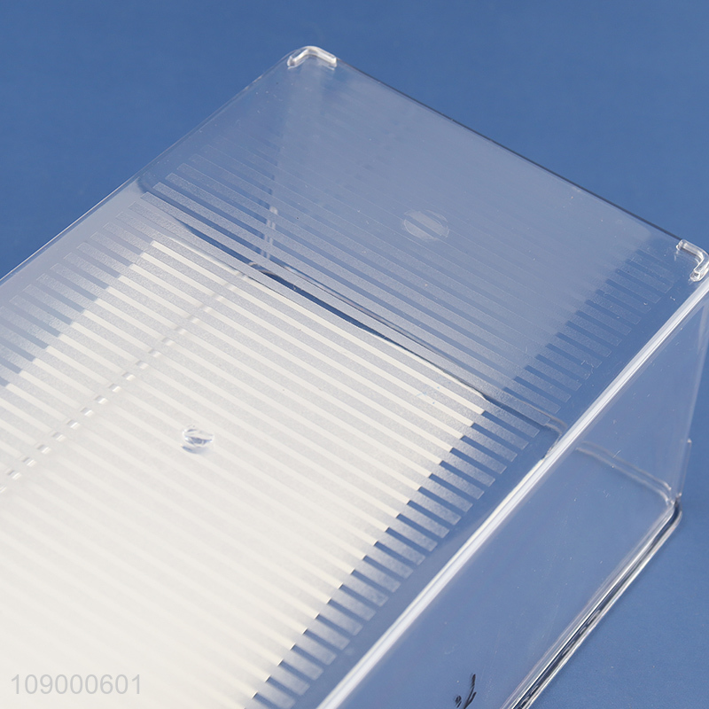 Factory Price Refrigerator Organizer Bins with Handle for Snacks Drinks