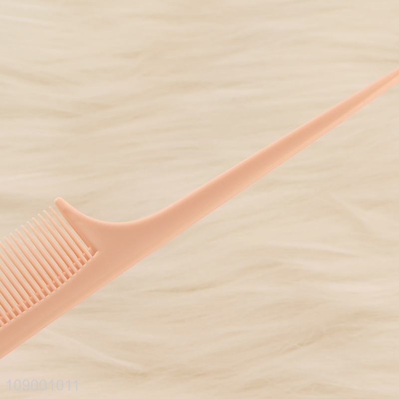 New arrival professional hair comb rat tail parting comb
