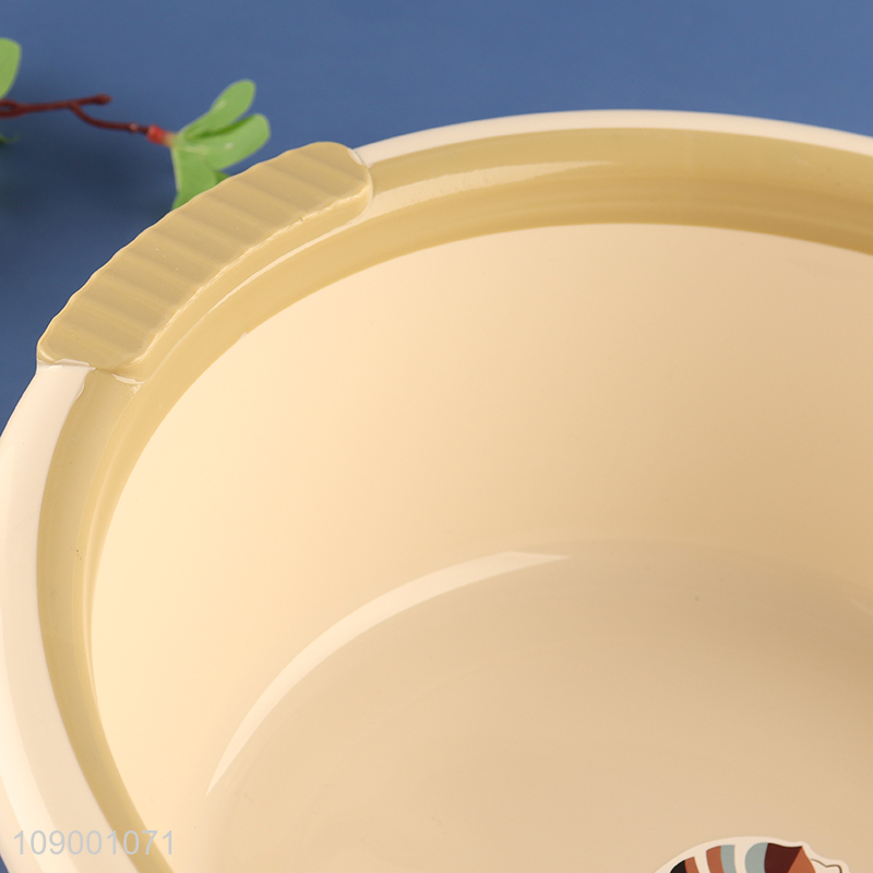 Wholesale Round Multipurpose Plastic Wash Basin for Home Kitchen Bathroom