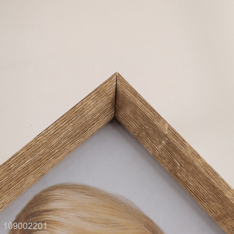 Good quality home decor wooden standing photo frame picture frame