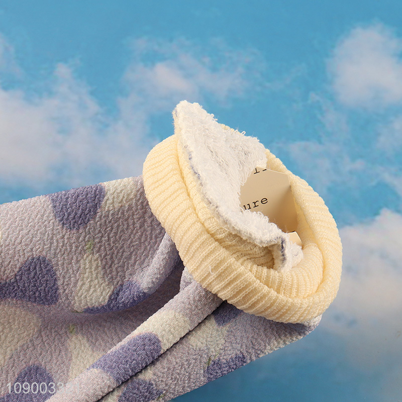 Good Quality Exfoliating Bath Scrubbing Gloves Mitts for Body Wash