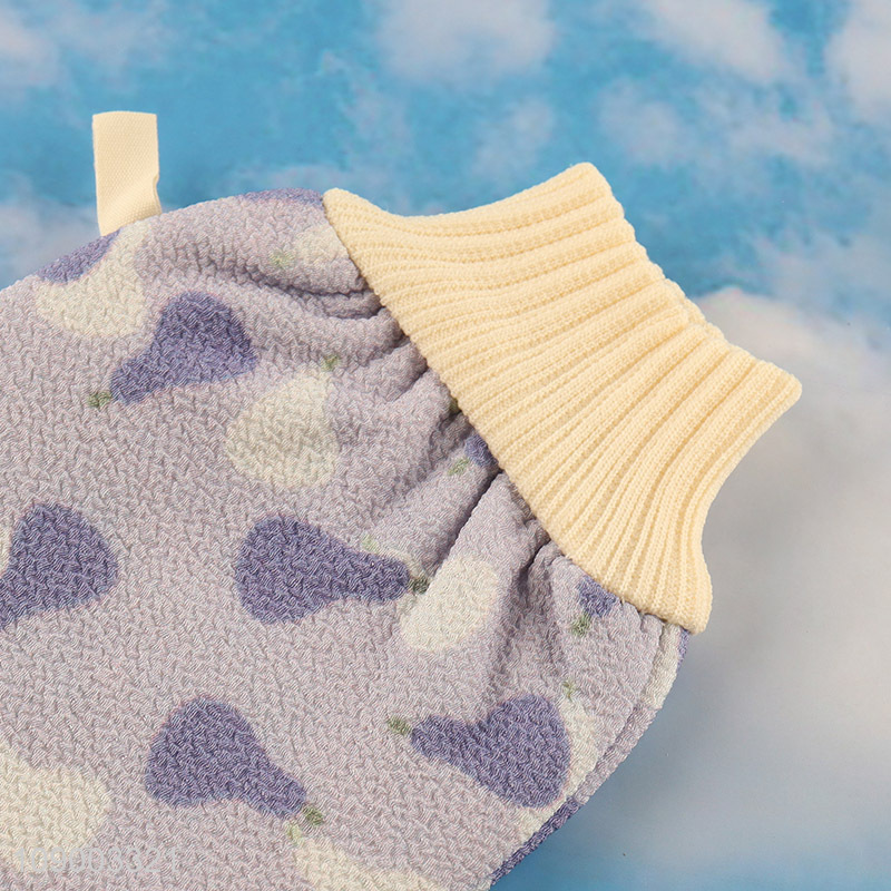 Good Quality Exfoliating Bath Scrubbing Gloves Mitts for Body Wash