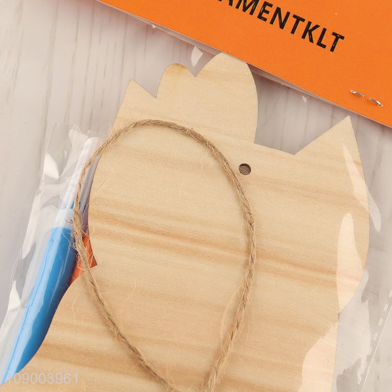 New Arrival DIY Painting Wooden Owl Kit Wooden Arts Crafts