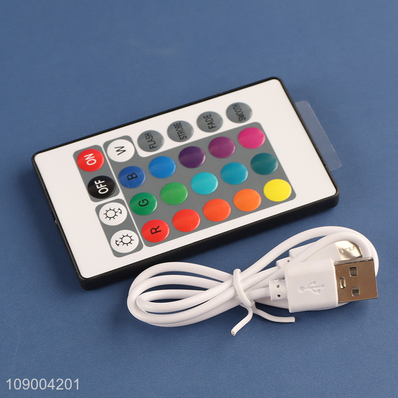 Factory Price Crystal Table Lamp USB Rechargeable RGB Remote & Touch Control Jellyfish Night Lamp