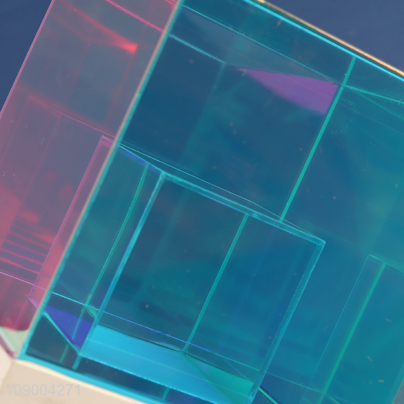 Online Wholesale Acrylic Table Lamp Cube Table Light RGB Led Night Light Unique Gift