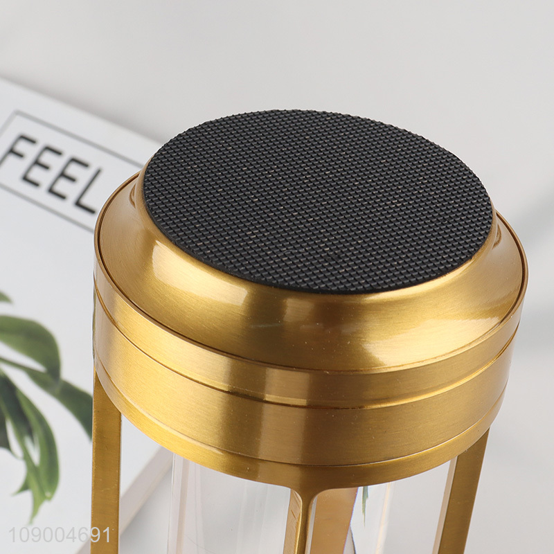 New Arrival Portable Metal Table Light Rechargeable 3 Colors Stepless Dimmable Touch for Camping