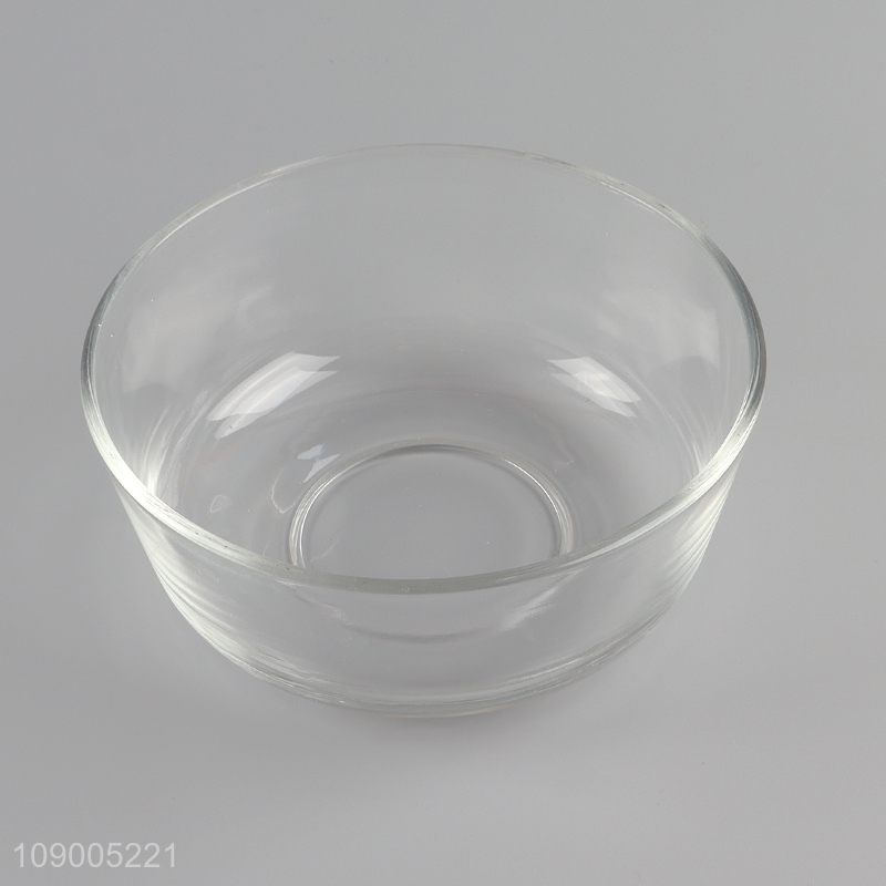 China factory 2pcs round glass food container preservation bowl