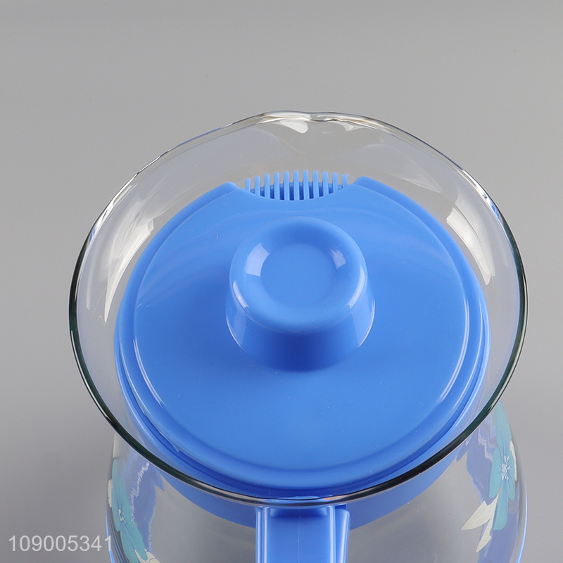 Top selling 1500ml large capacity glass tea pot water pot