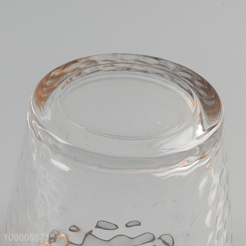 Factory price clear glass water cup coffee cup water mug for sale