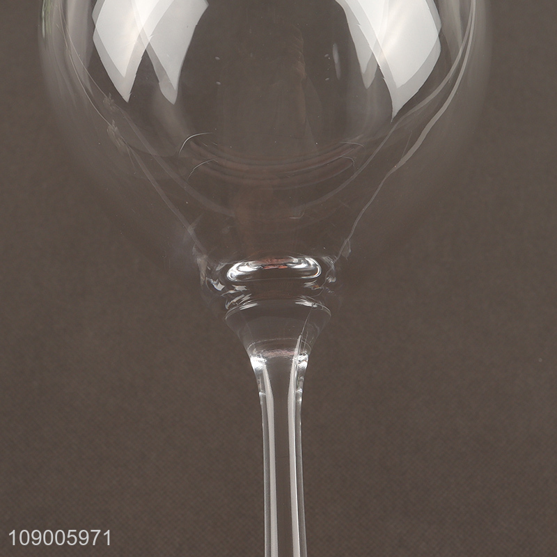 Factory supply clear glass unbreakable red wine glasses champagne glasses