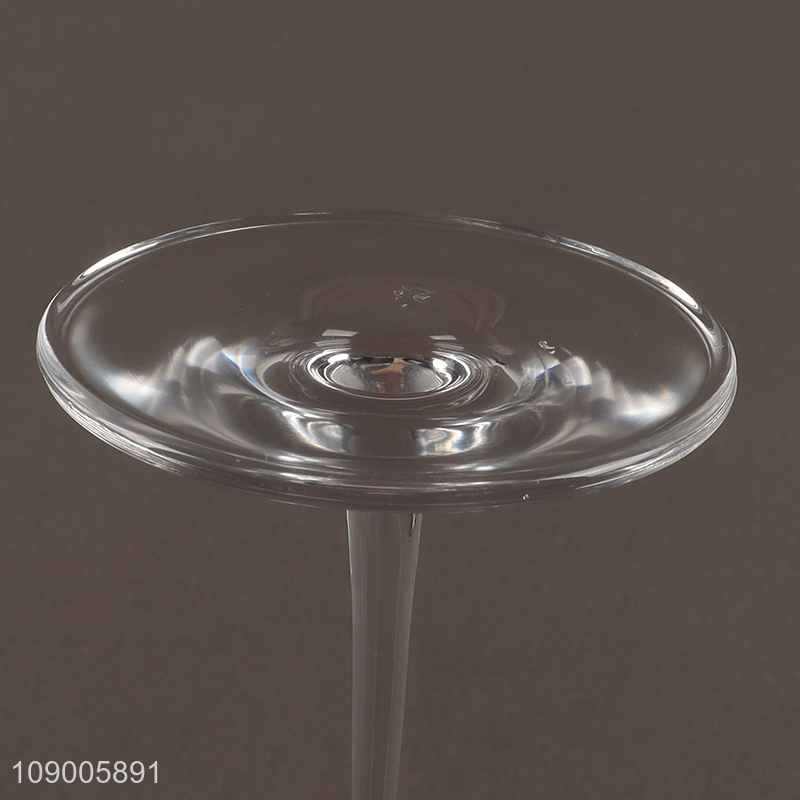 Hot selling clear unbreakable glass red wine glasses champagne glasses