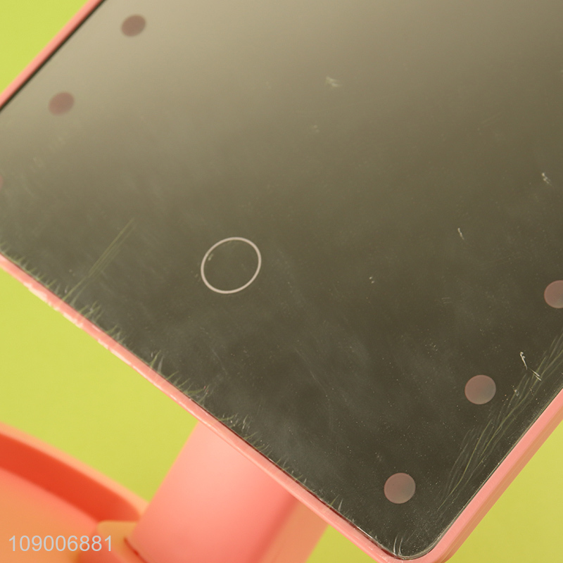 China Product Touch Control Lighted Makeup Mirror with 16 Led Lights