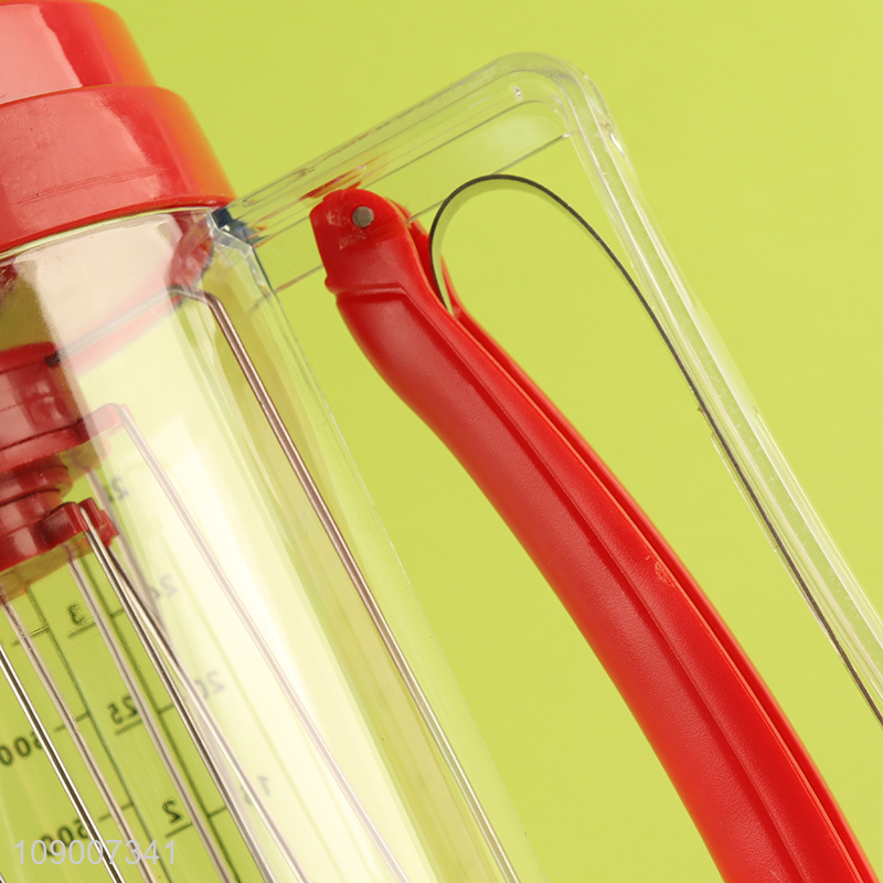 New Product Hand-Held Manual Pancake Cupcake Batter Mixer Dispenser Blender