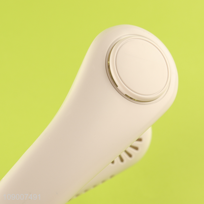 Good Quality Hands Free Bladeless Neck Fan USB Charging Quiet Personal Fan