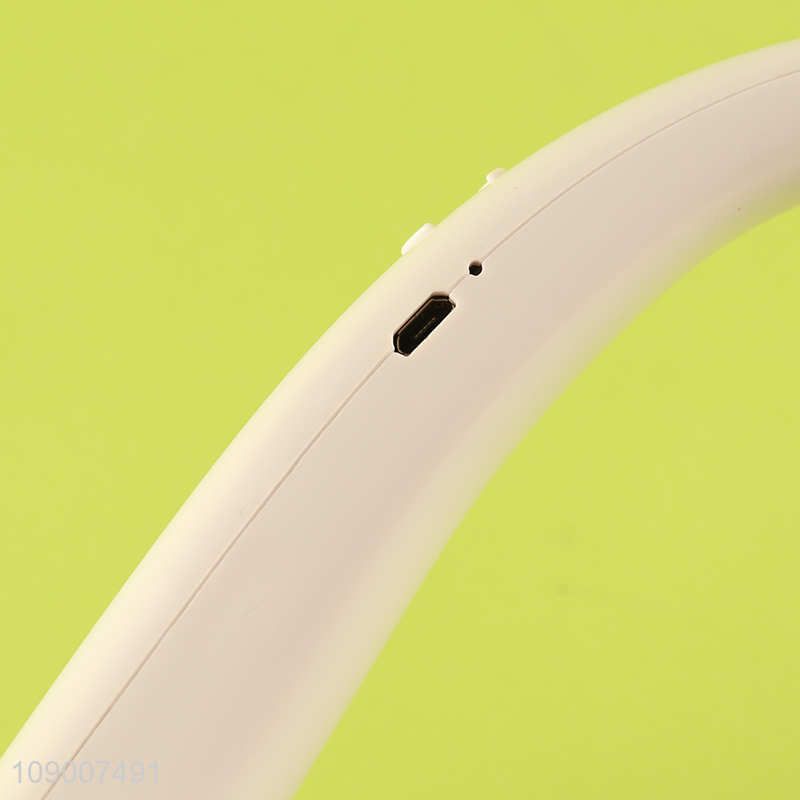 Good Quality Hands Free Bladeless Neck Fan USB Charging Quiet Personal Fan