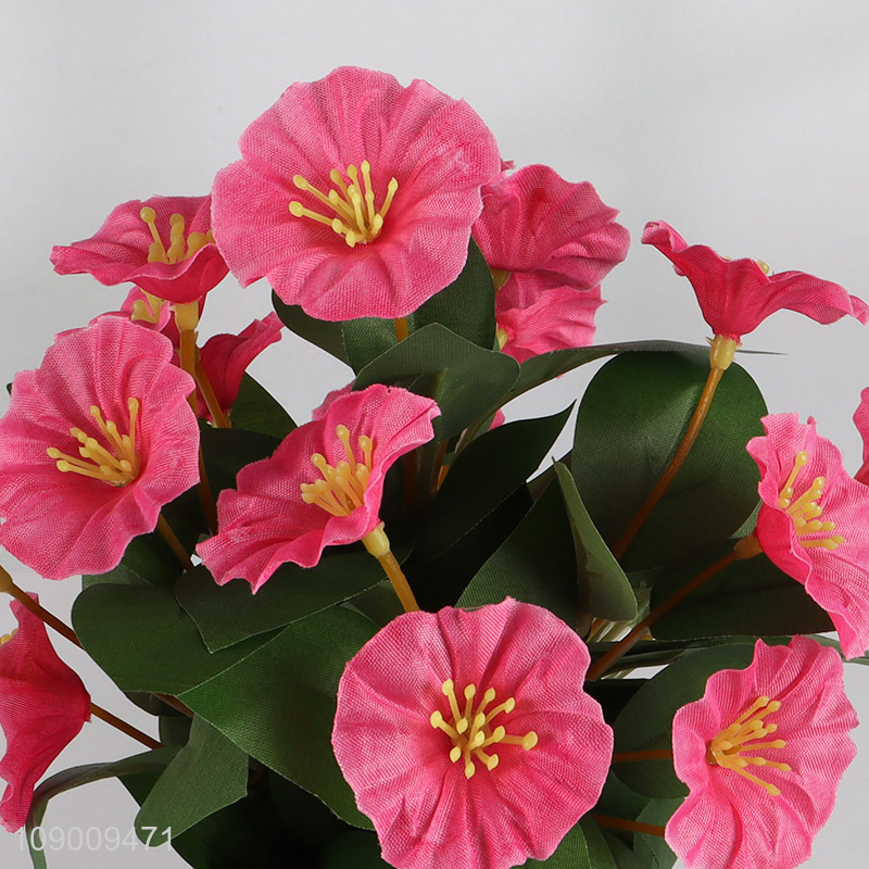 Hot selling natural garden decoration fake flower artificial potted plants