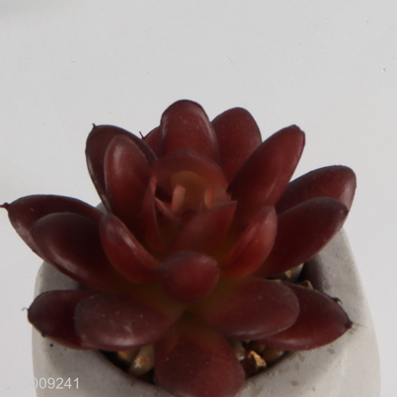 Hot items natural fake plants artificial potted succulent plants for sale