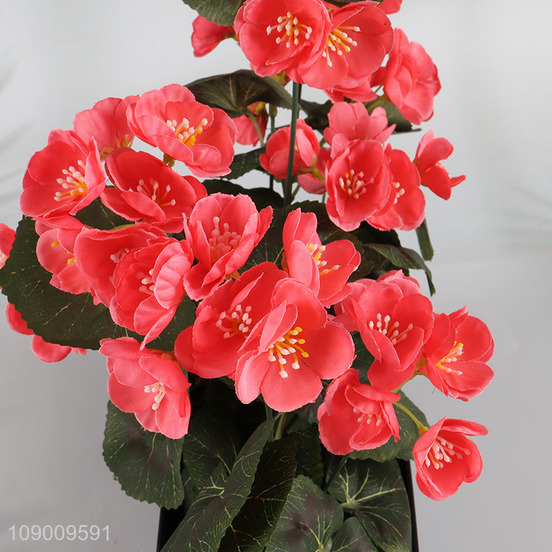 Latest design home office faux plants artificial potted plants for bookshelf decor