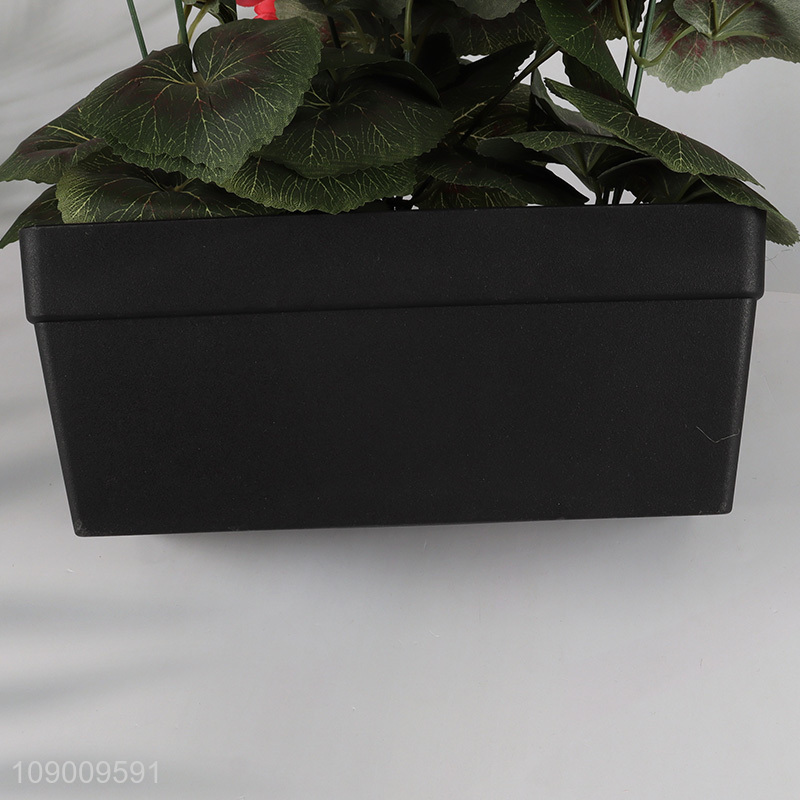 Latest design home office faux plants artificial potted plants for bookshelf decor