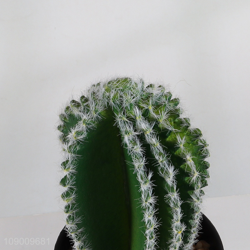 Low price home office decor artificial potted cactus fake potted plant
