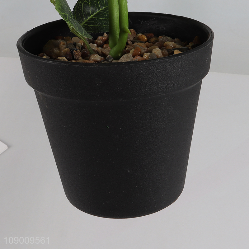 Hot products home office decor faux flower artificial potted plants for sale