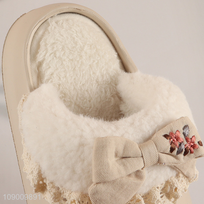 Hot selling winter warm thickened women cotton slippers home slippers