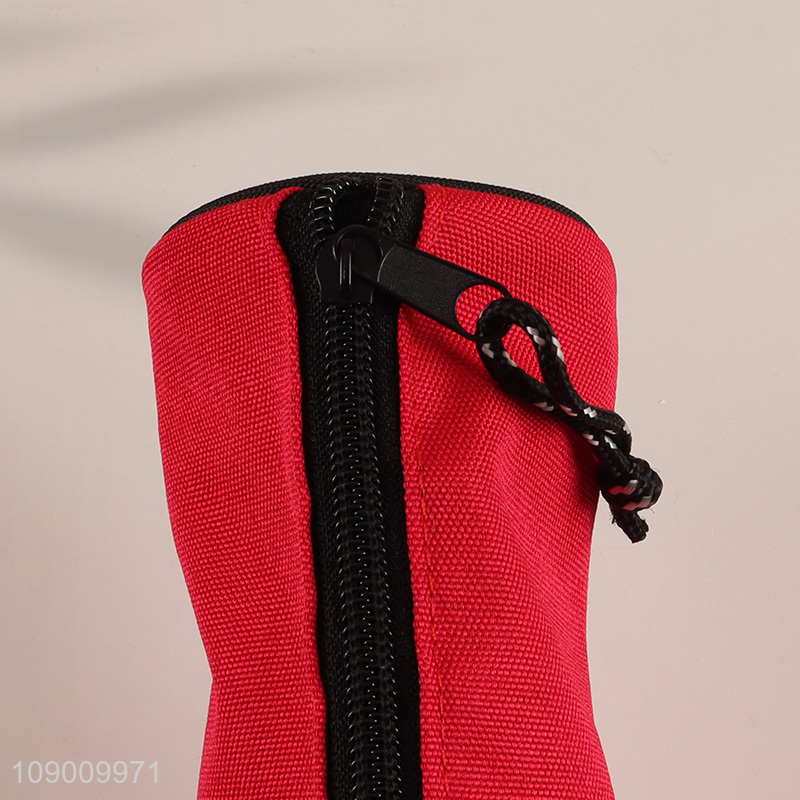 Best selling red school students stationery storage pencil bag wholesale
