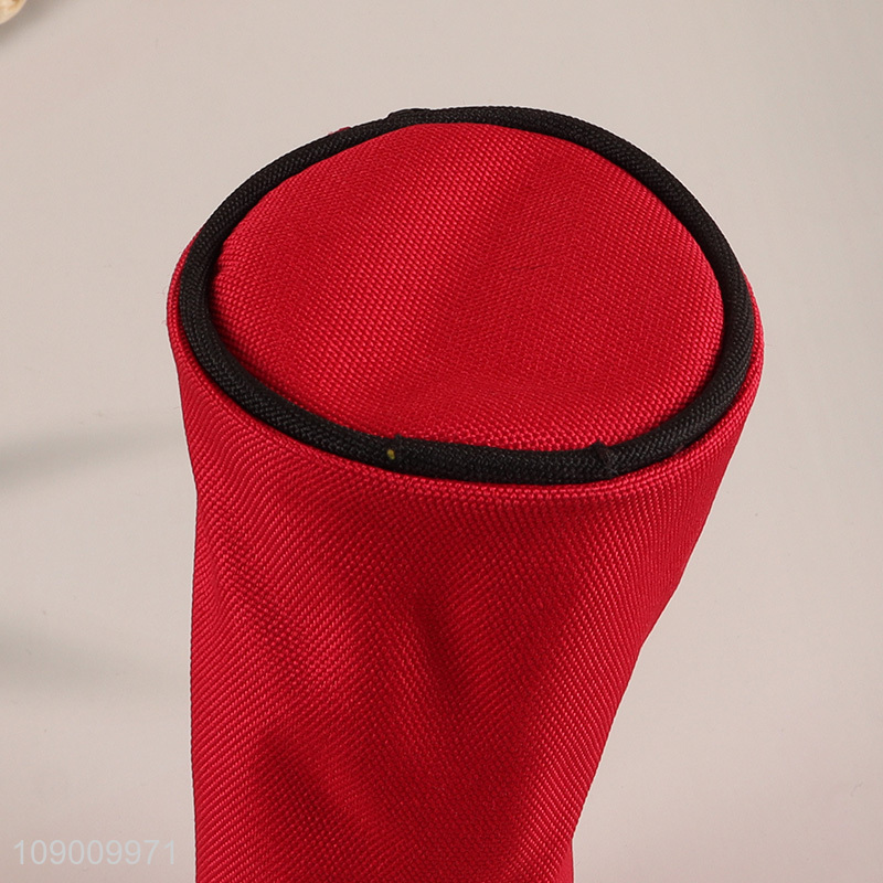 Best selling red school students stationery storage pencil bag wholesale
