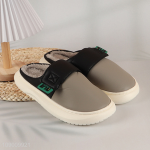 Top selling non-slip men slippers winter warm home slippers